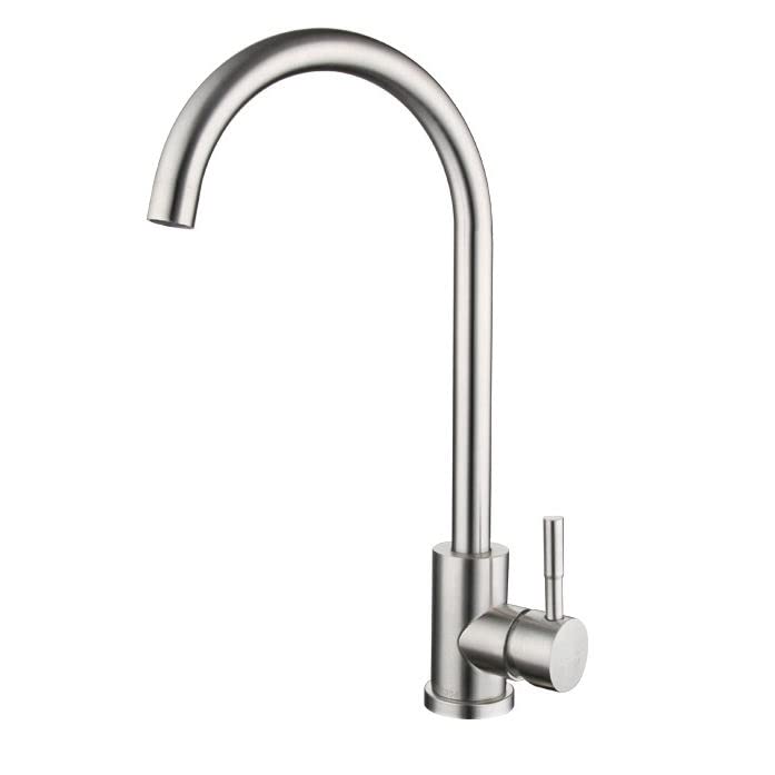 RITZYA Table Mounted Kitchen Sink Mixer with Connecting Hoses