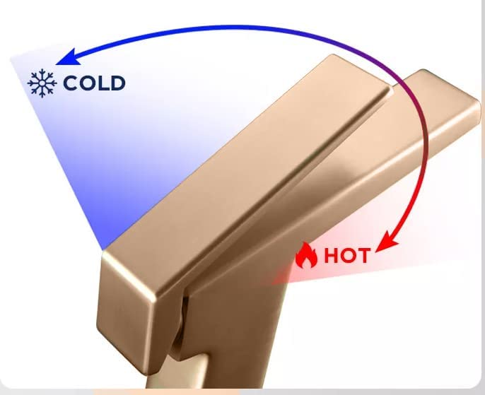 RITZYA Quadro Extended Body Basin Mixer with Hot & Cold Provision