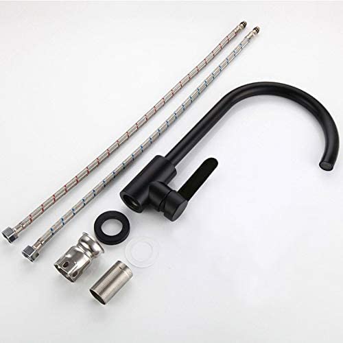 RITZYA Table Mounted Kitchen Sink Mixer with Connecting Hoses