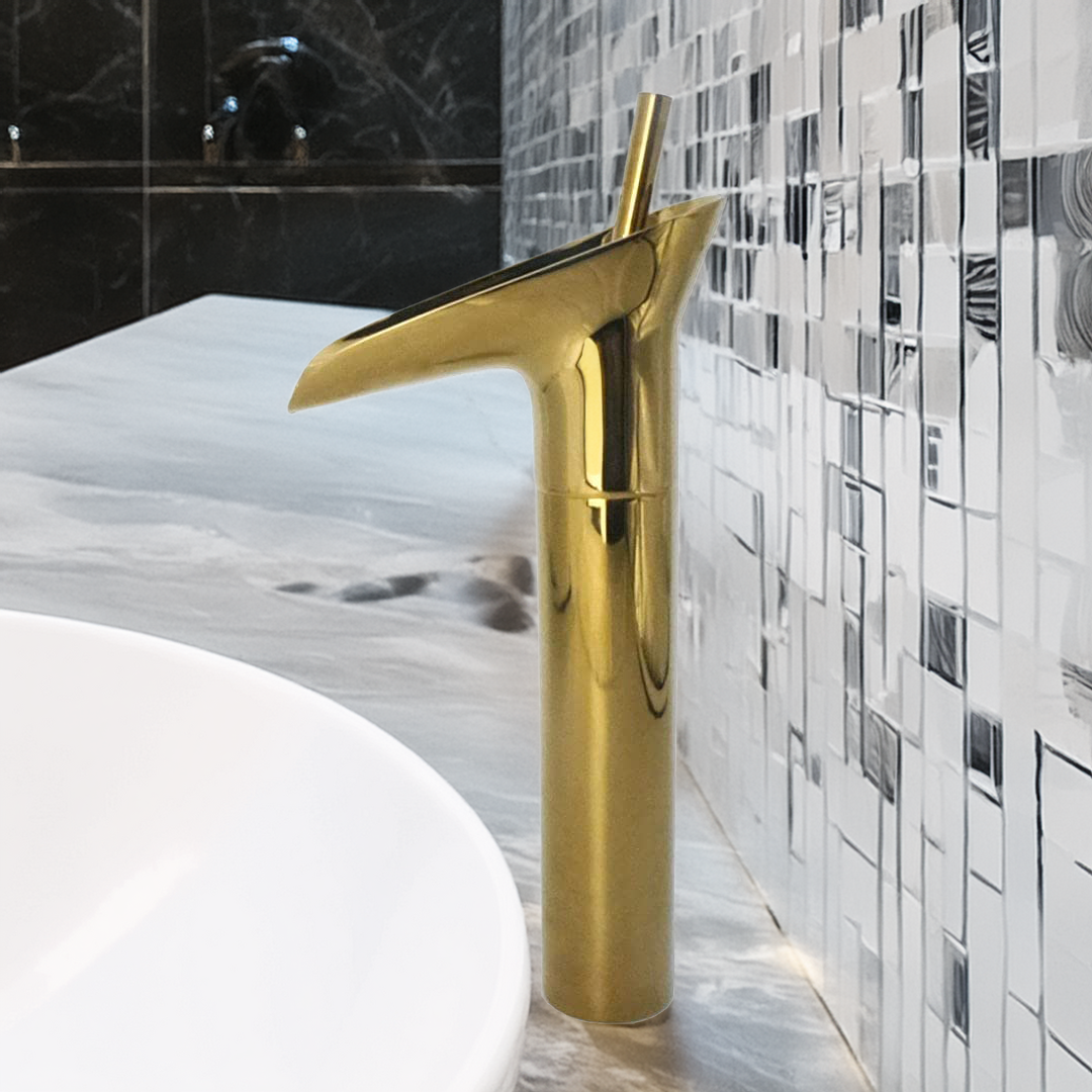 RITZYA Antique Waterfall Single Lever Basin Mixer Tap