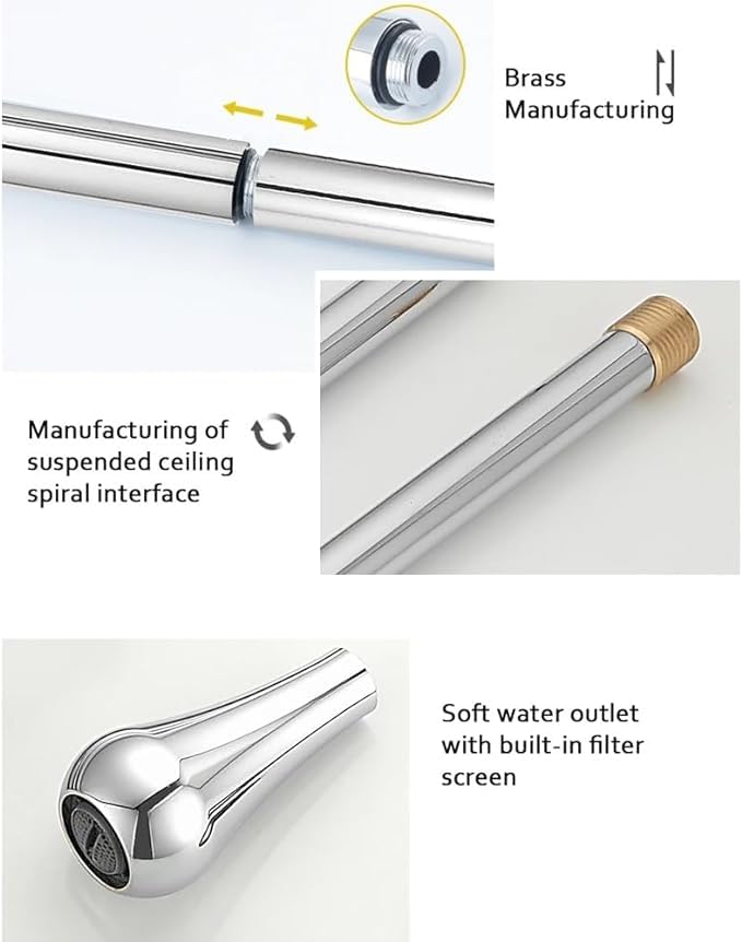 RITZYA Free Standing Floor Knob Mounted Basin Mixer Tap