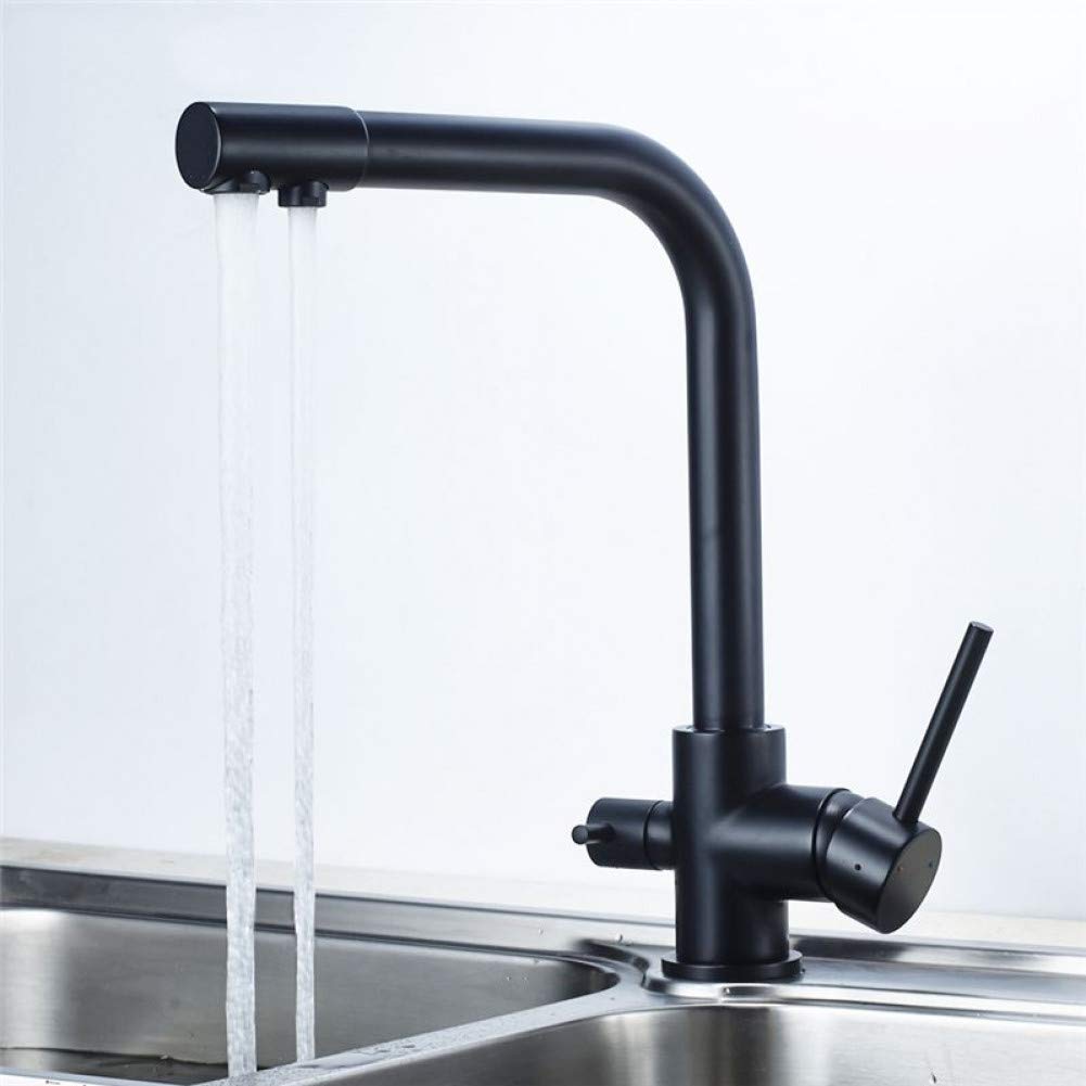 RITZYA Double Drain Kitchen Faucet Mixer Tap