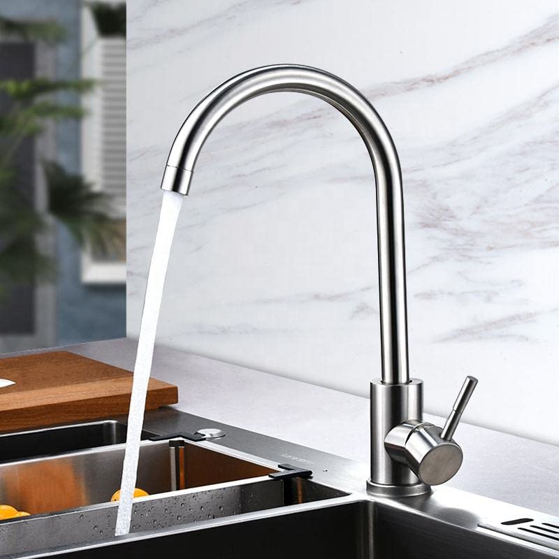 RITZYA Table Mounted Kitchen Sink Mixer with Connecting Hoses