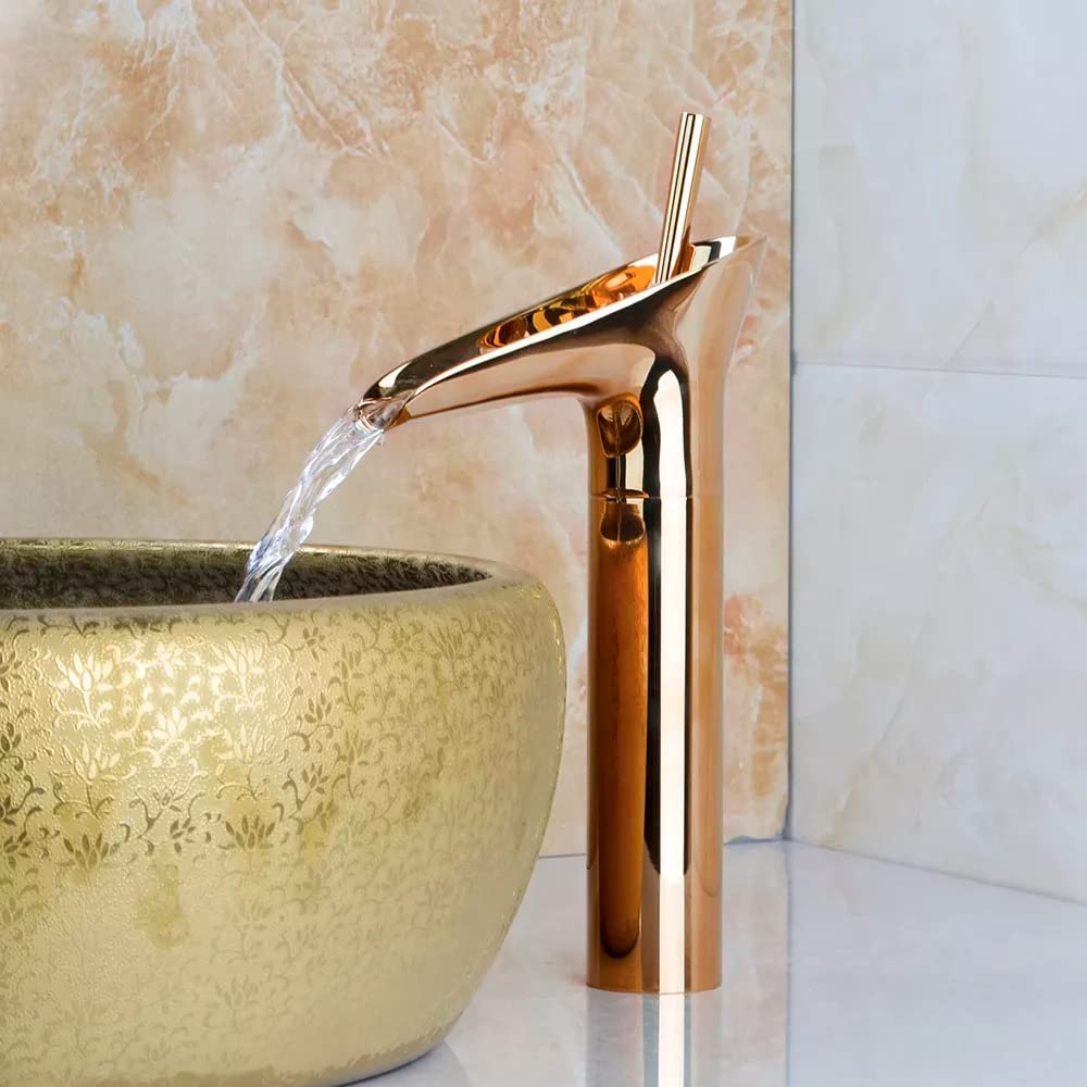 RITZYA Antique Waterfall Single Lever Basin Mixer Tap