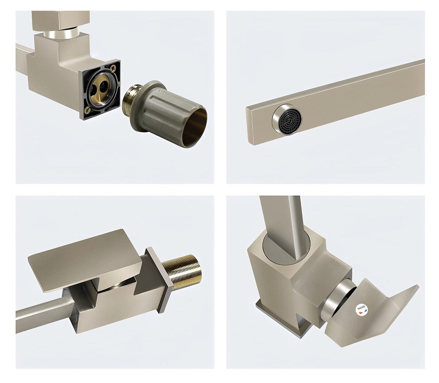 RITZYA Sleek Single Lever Kitchen Mixer Tap ( Matte Finish )