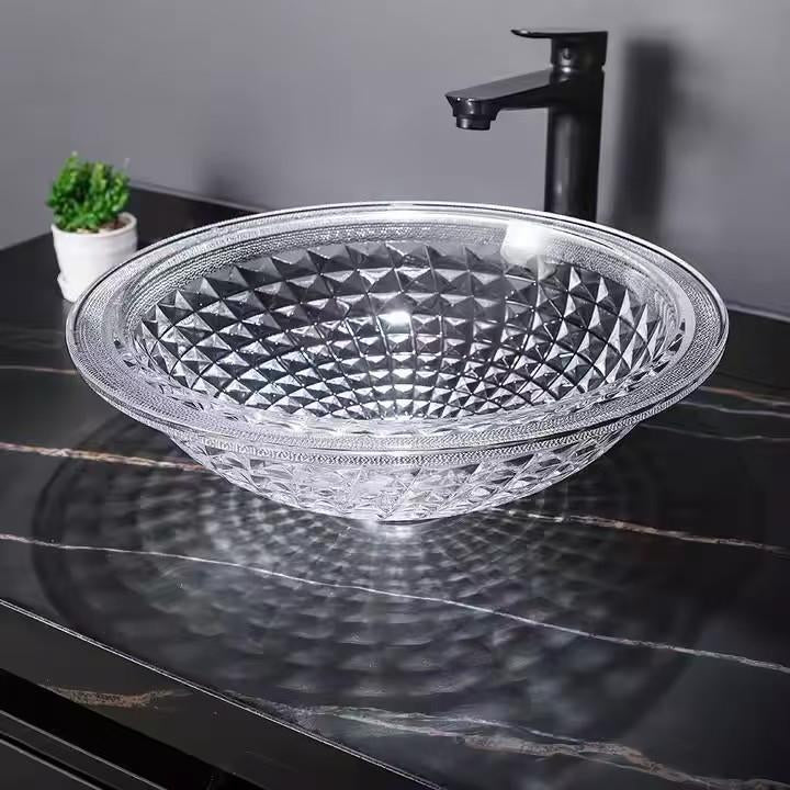 Auralis Glass Basin Bowl