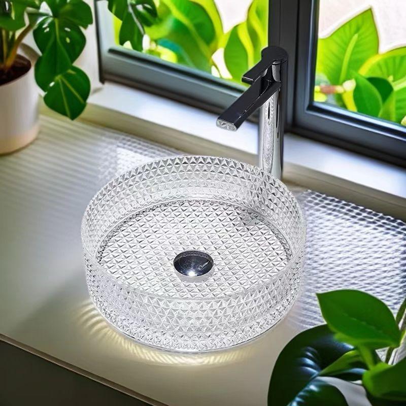 Prismara Glass Basin Bowl
