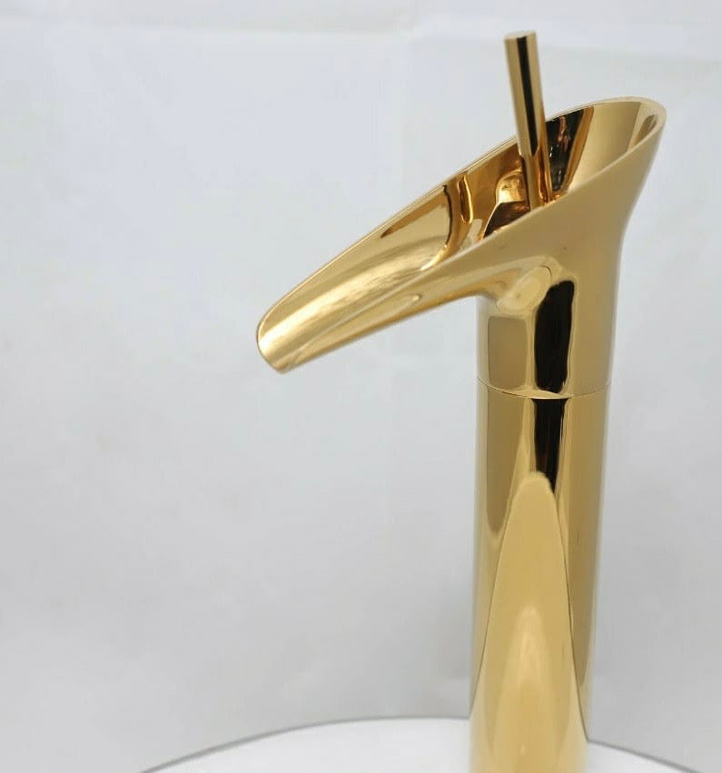 RITZYA Antique Waterfall Single Lever Basin Mixer Tap